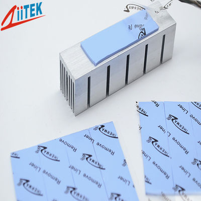 Mavi 5.0 W / mK ultra Yumuşak Termal Gap Dolgu TIF100-50-05E Yapıştırıcı Kaplama Silikon Kauçuk levha ile -50 ila 200 ℃