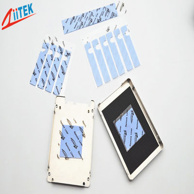 ultra yumuşak, doğal olarak yapışkan 2,0 W/mK mavi Termal Boşluk Doldurucu TIF100-20-05U Silikon Kauçuk levha -40 ila 160℃