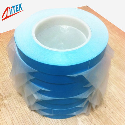 Mavi Düşük Termal Empedans Isı Yapıştırıcı Bant Yapıştırma Isı Dağılımı Yüzgeçleri 10 "x 400" Boyutları 0.8 W / mK