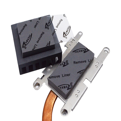 China Customized High Temperature Thermal Conductive Silicone Insulation Pad For Display Card GPU Laptop