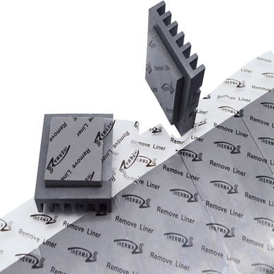 China Customized High Temperature Thermal Conductive Silicone Insulation Pad For Display Card GPU Laptop
