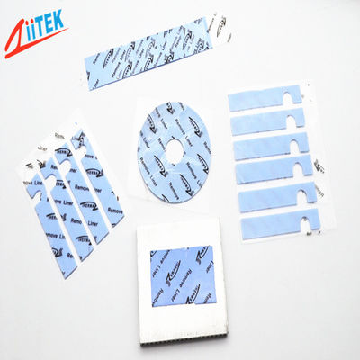 ultra yumuşak, doğal olarak yapışkan 2,0 W/mK mavi Termal Boşluk Doldurucu TIF100-20-05U Silikon Kauçuk levha -40 ila 160℃