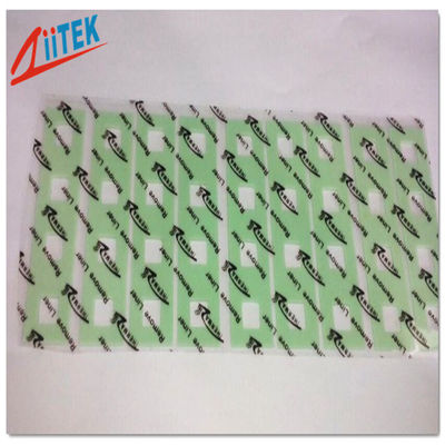 Ultrasoft CPU Soğutucu Pad Termal Boşluk Dolgu 1.5 W / mK Yeşil Termal Silikon Pedler 45 Shore 00 TIF100-07S