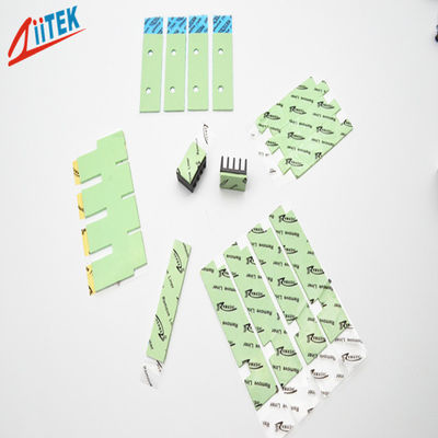 Ultrasoft CPU Soğutucu Pad Termal Boşluk Dolgu 1.5 W / mK Yeşil Termal Silikon Pedler 45 Shore 00 TIF100-07S