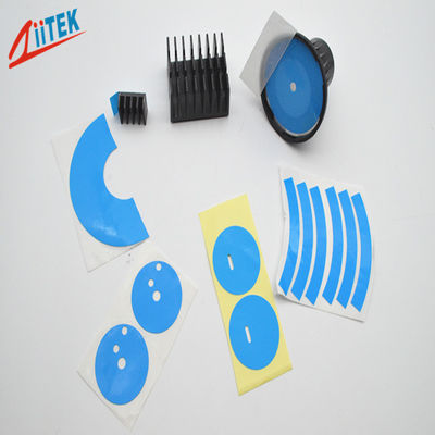 1.2 W / mK Yüksek Performanslı mavi çift taraflı bant Led Floresan Lamba 50 Shore A için Isı İletken Yapıştırıcı