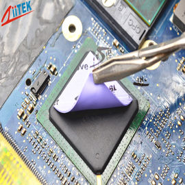 Low Thermal Impedance Conductive Silicon Gap Filler GPU CPU Heatsink Cooling Thermal Interface Pad