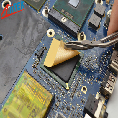 High Voltage Silicone Thermal Insulation Sheet Materials for CPU GPU Gap Filling