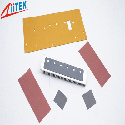 High Voltage Silicone Thermal Insulation Sheet Materials for CPU GPU Gap Filling