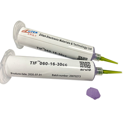 6W/mK Violet Soft Silicone Thermally Conductive Putty Thermal Congductive Gel For LED Lamp