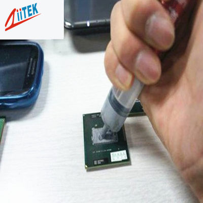 Silikon Termal Yağ 1Kg Sıcaklık Lavabu ve Elektronik Bileşen için Yüksek İleticilik 5.0 W/mK Metal Oksit Dolu Yapı