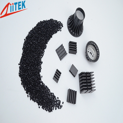Black Heatsink Thermal Conductive Plastic with Shrinkage 0.3-0.5% and 1.8W Power