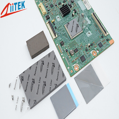 Optimal Performance Dark Gray Thermal Gap Filler Silicone Free Thermal Pad With Specific Gravity 2.65g/cc
