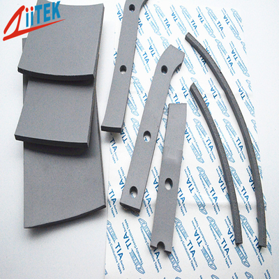 Gray High Temp Silicone Foam Sheet Shock-Absorbing Z-Foam 800-10FC For Automotive Industry