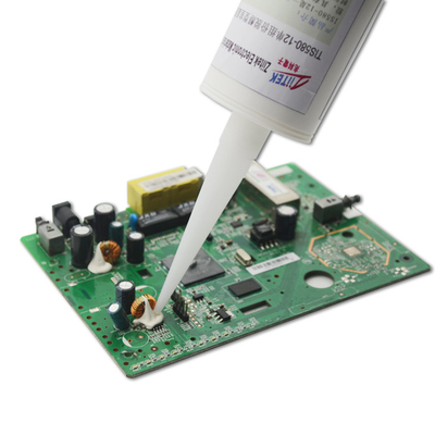 1.2W/MK Thermal Conductive Silicone Adhesive Low Shrinkage Viscosity Room Temperature Cured