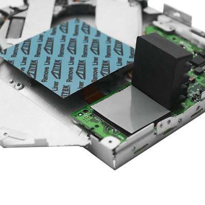 Laptop CPU Silicone Thermal Conductive Thermal Pad High Voltage Thermal Gap Filler For Electronic Components