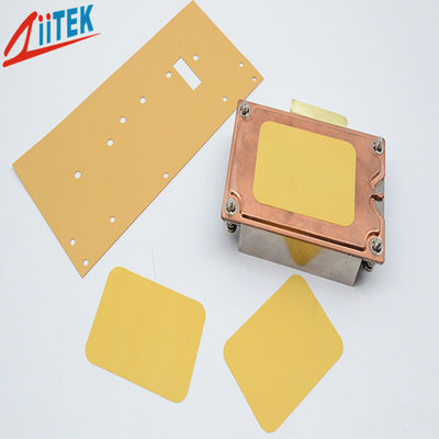 High Temperature Resistance 0.127mm Silicone Heating Insulation For Gpu Cpu Heatsink