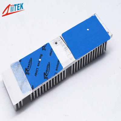 5G Phone Battery Thermal Conductive Silicone Pad , 0.5-5.0mm Thermal Conductive Gap Filler