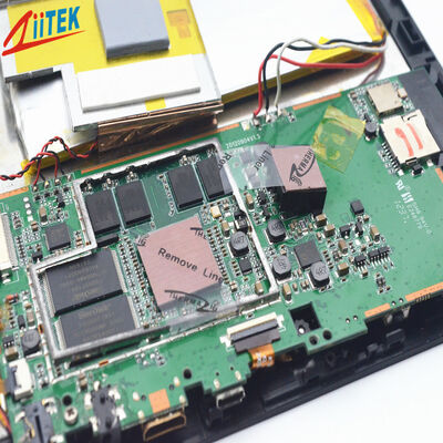 Sert sürücü CPU GPU Termal Gap Filler 1.W 1.5mm 2mm 3mm ısı kapasitesi 1 l / g-K