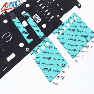 Araba video kaydedici DVR için 94V-0 tanınmış termal ped 2 W yeşil termal iletken ped TIF140-20-18E
