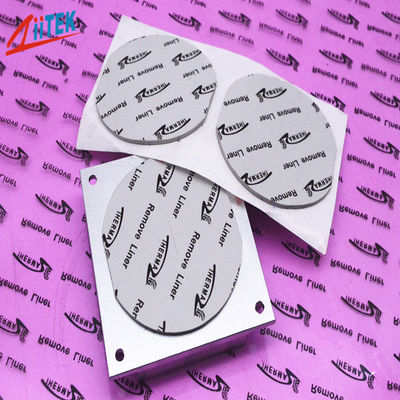 Gray Compressible Thermally Conductive Heat Sink Cooling Pad For Memory Modules 