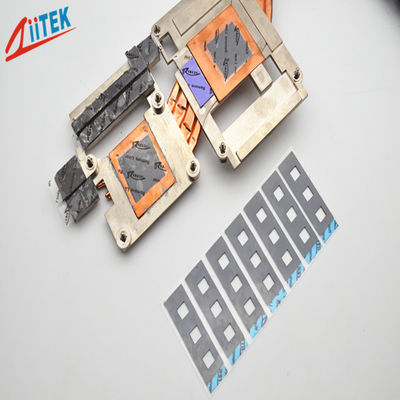 2.5W/MK CPU Soğutucu Sertliği 25 Shore 00 Elektronik Bileşenler İçin Termal İletken Ped